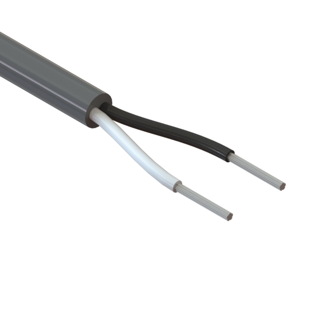 CABLE 2COND 18AWG GRAY 1000'