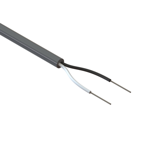 CABLE 2COND 26AWG GRAY