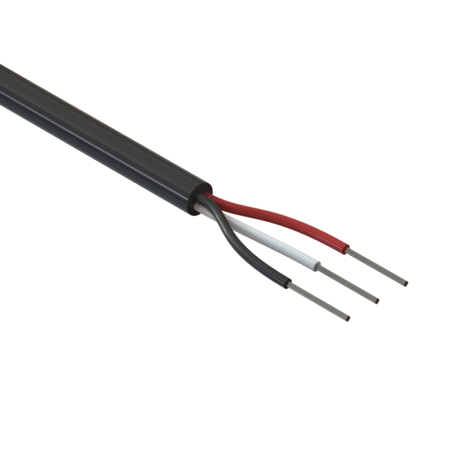 CABLE 3COND 22AWG BLACK 1000'