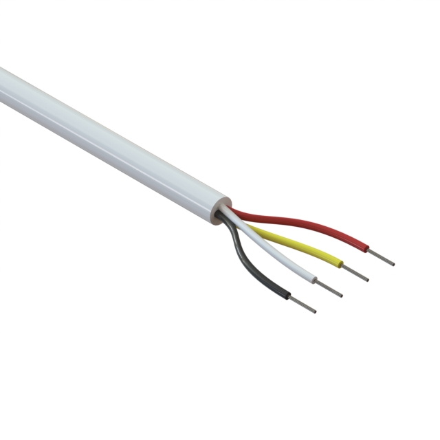 CABLE 4COND 26AWG WHITE 152M