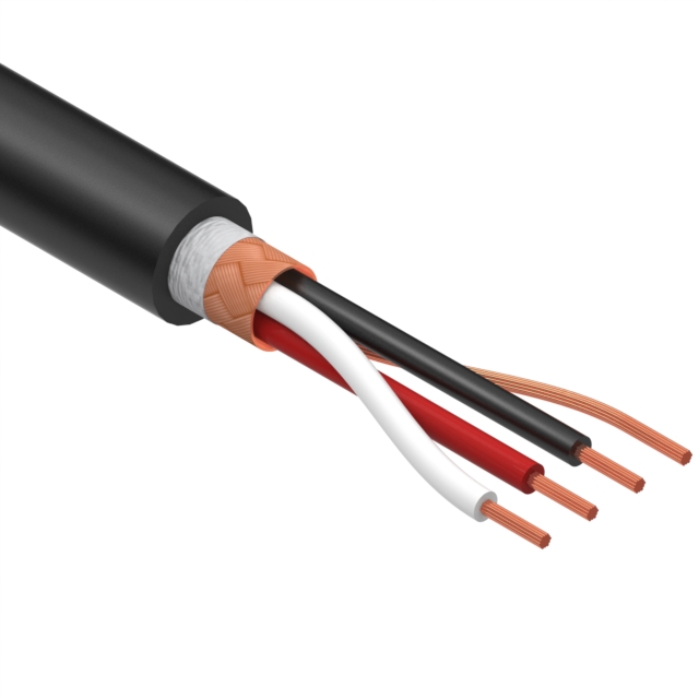 CABLE 3COND 18AWG BLK SHLD METER