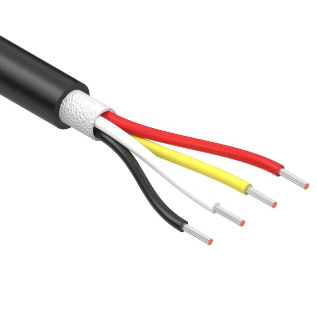 CABLE 4COND 20AWG BLACK
