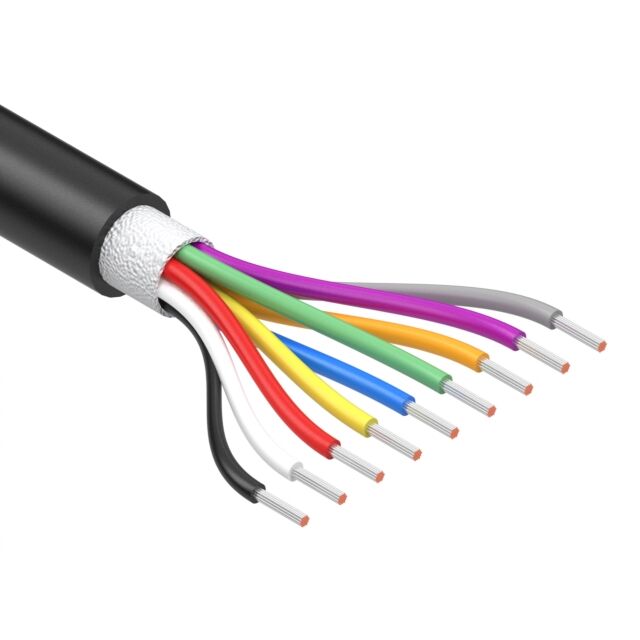 CABLE 9COND 32AWG BLACK METER