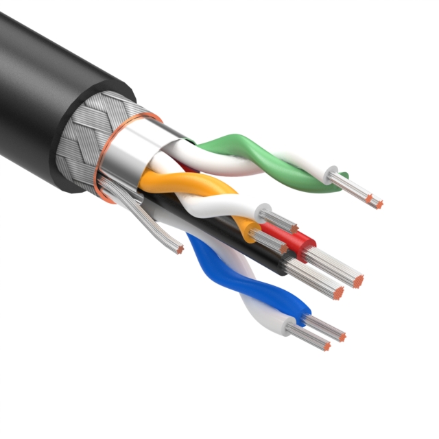 CABLE 8COND 22AWG/28AWG BLACK