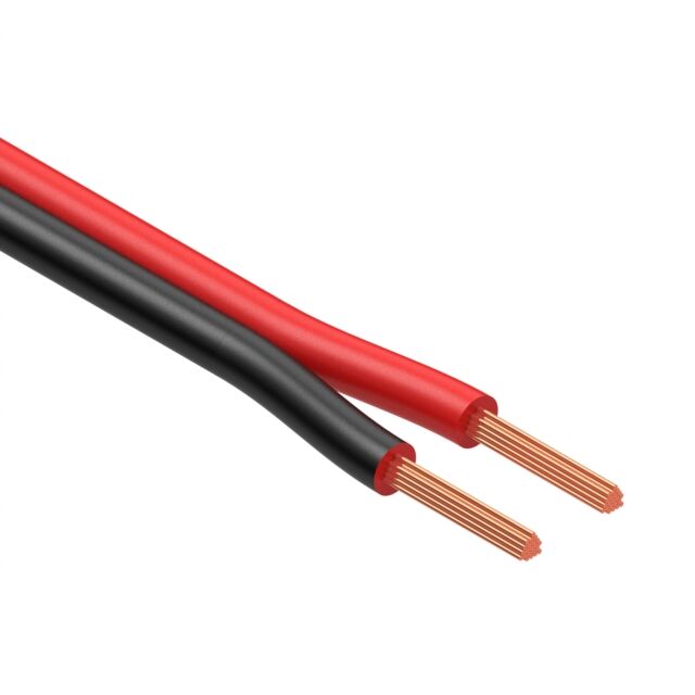 CABLE 2COND 16AWG BLK/RED 5M