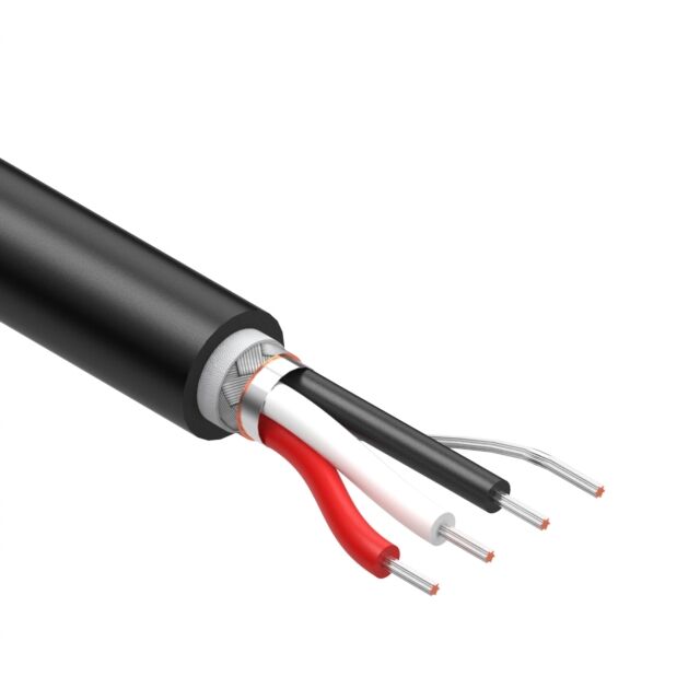 CABLE 3COND 22AWG BLK SHLD TPU