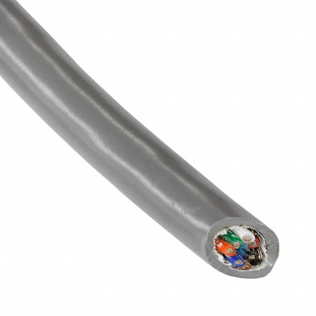 CABLE 7CON 28AWG SLATE SHLD 100'