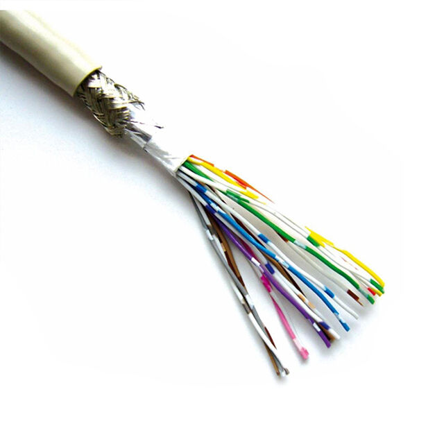MULTI-PAIR 14COND 28AWG BLK 300'