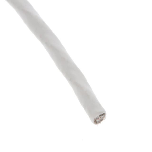 CABLE 3COND 24AWG WHITE SHLD 50'