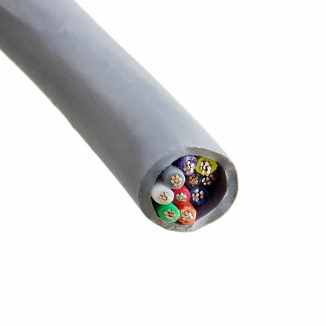 CABLE 10COND 22AWG SLATE 100'