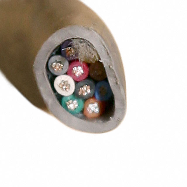 CABLE 10COND 24AWG SLATE 1000'