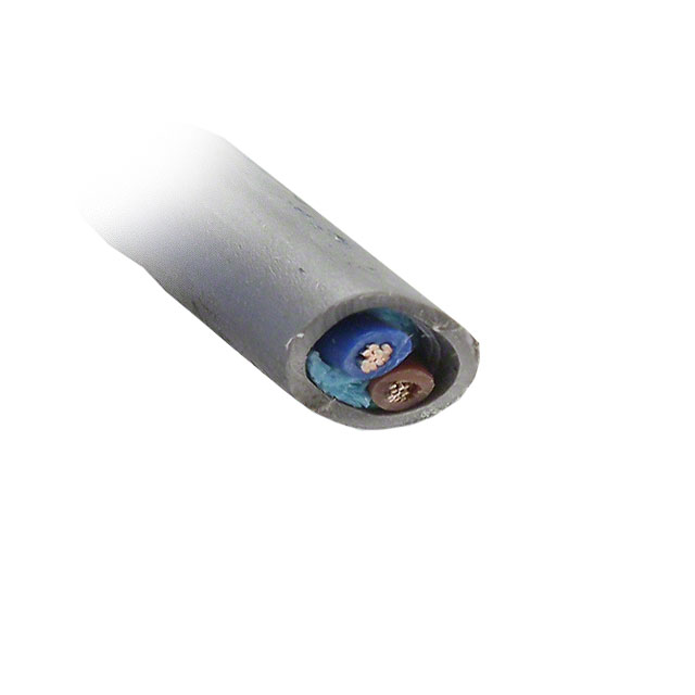 CABLE 2COND 18AWG SLATE 1000'