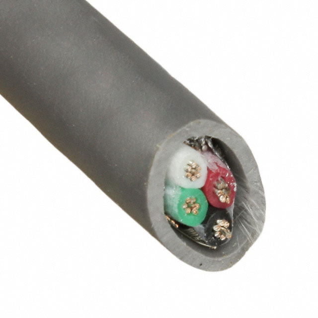 CABLE 4CON 20AWG SLATE SHLD 500'