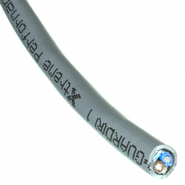 CABLE 2CON 16AWG SLATE SHLD 100'