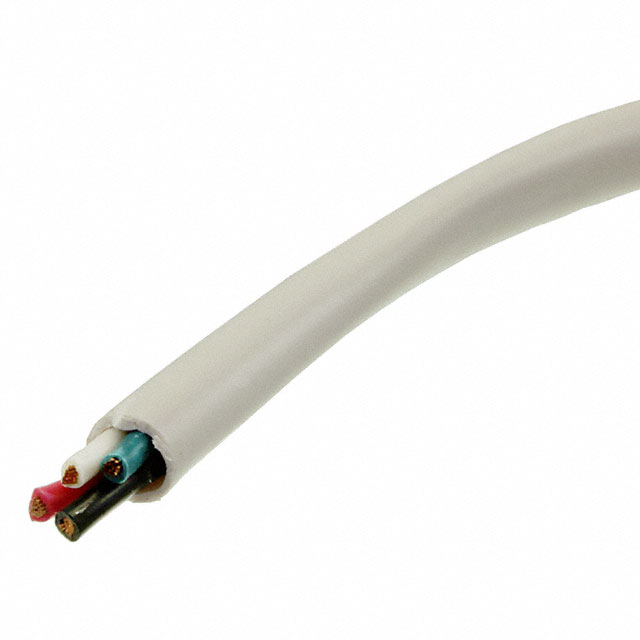 CABLE 4COND 16AWG WHITE 100'