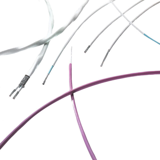 CABLE 2CON 18AWG WHT SHLD FEET