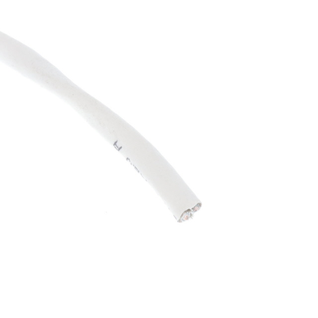 CABLE 2CON 24AWG WHT SHLD FEET
