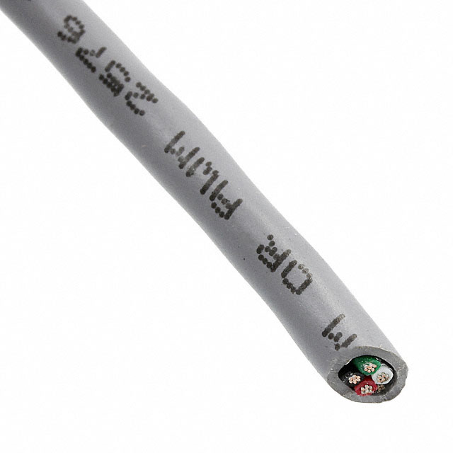 CABLE 4CON 24AWG SLATE SHLD 500'