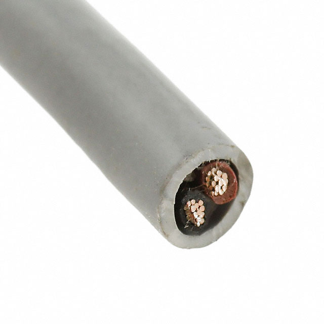 CABLE 2CON 22AWG SLATE SHLD 100'