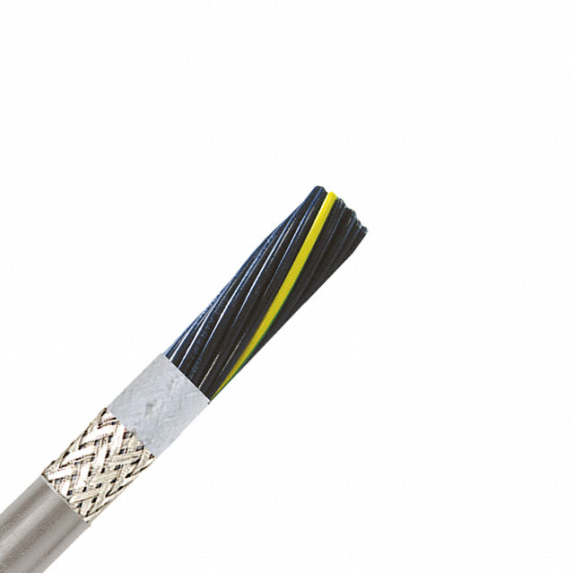 CABLE 3COND 16AWG GRAY SHLD 100'