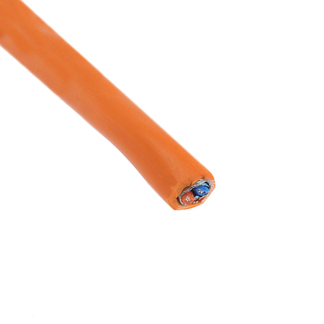 CABLE 2COND 18AWG ORG SHLD 100'