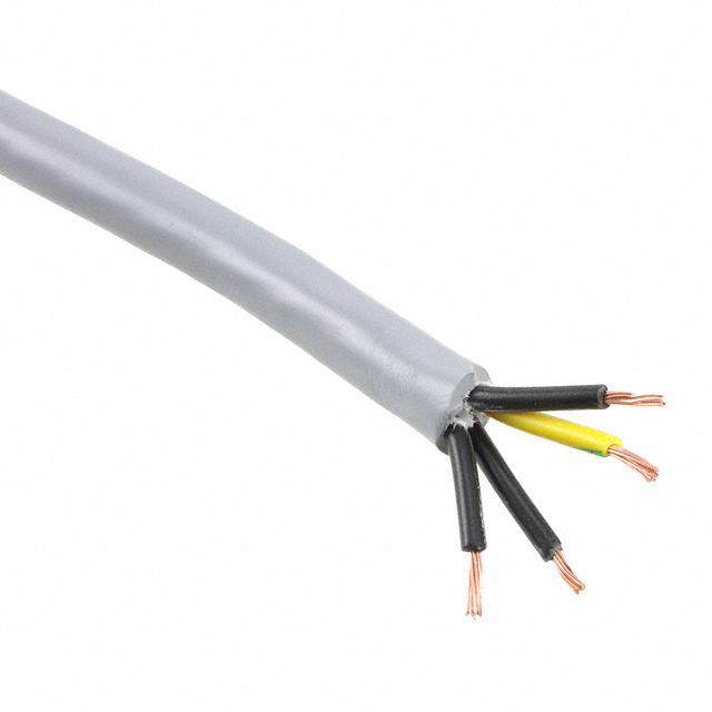 CABLE 4COND 20AWG SLATE 100'