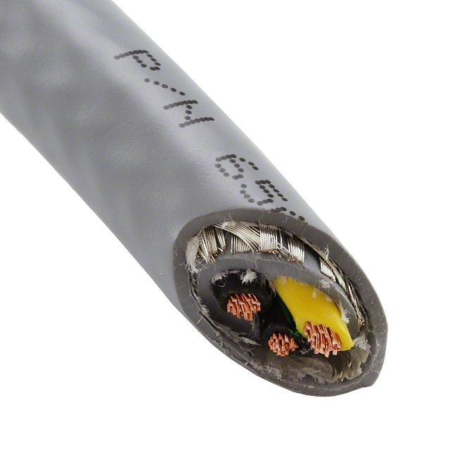 CABLE 3CON 16AWG SLATE SHLD 100'