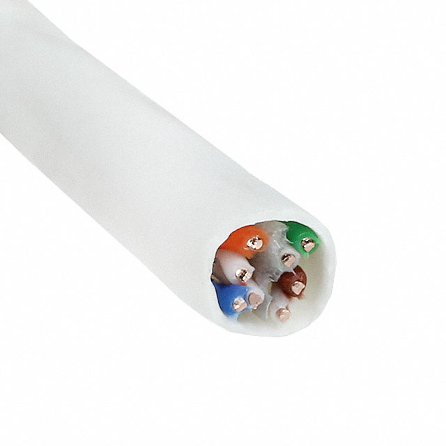 CABLE CAT6 8COND 23AWG WHT 1000'
