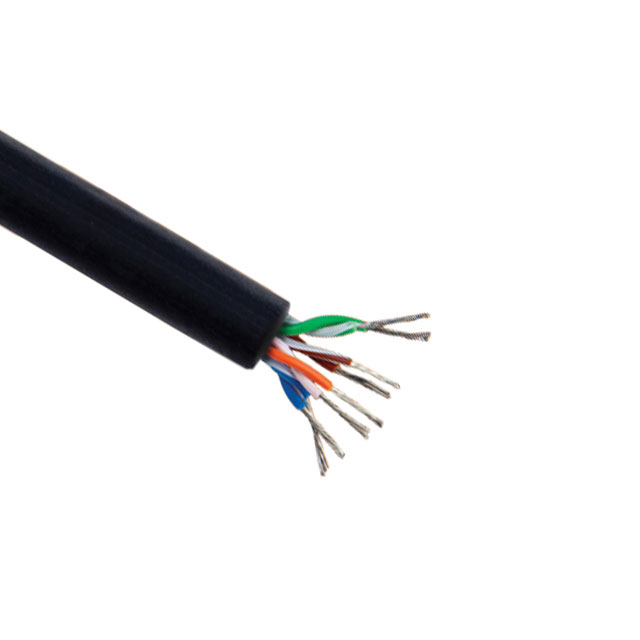 CABLE CAT5E 8COND 24AWG BLK 500'