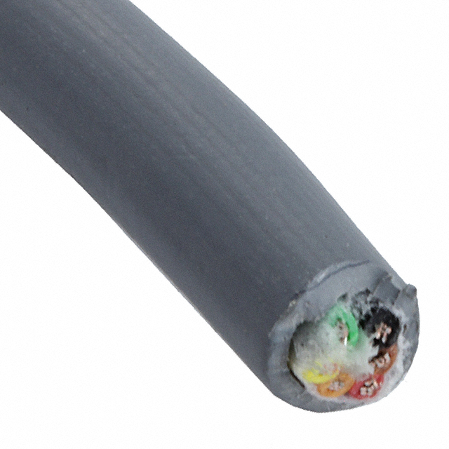 CABLE 6COND 26AWG SLATE 100'
