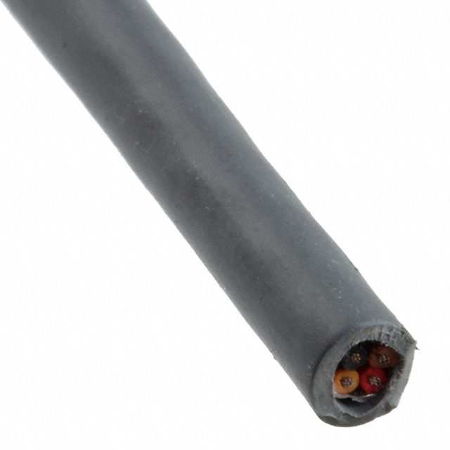 CABLE 4COND 28AWG SLATE 100'