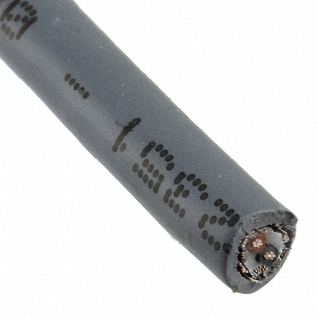 CABLE 2COND 26AWG SLATE SHD 100'