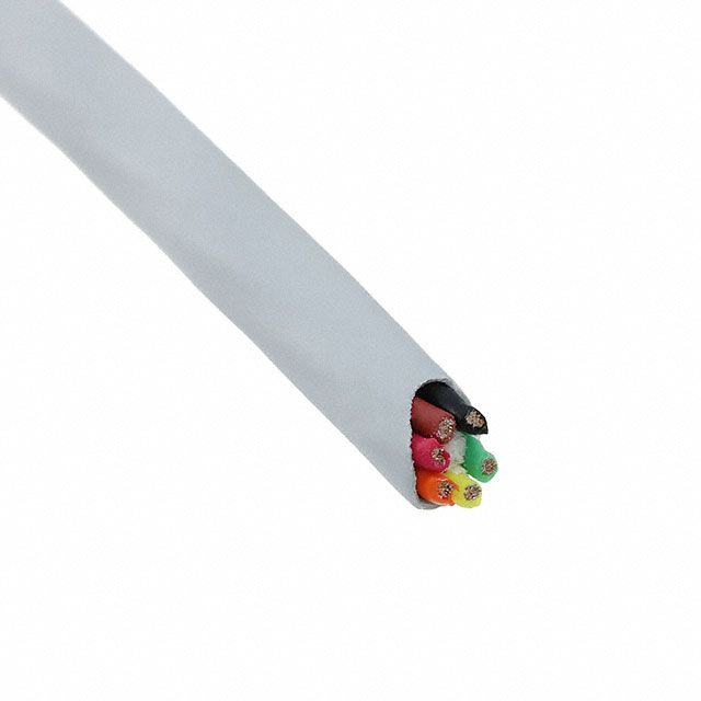 CABLE 6COND 26AWG SLATE 1000'