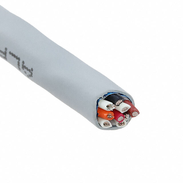 MULTI-PAIR 8CON 24AWG SLATE 100'