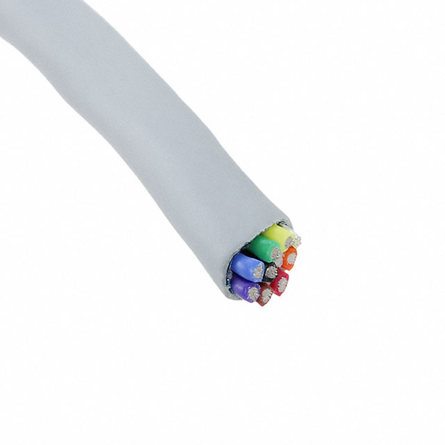 CABLE 8CON 26AWG SLATE SHLD 100'