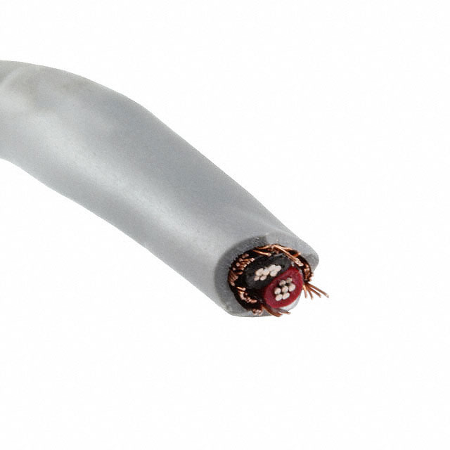 CABLE 2CON 14AWG SLATE SHLD 100'