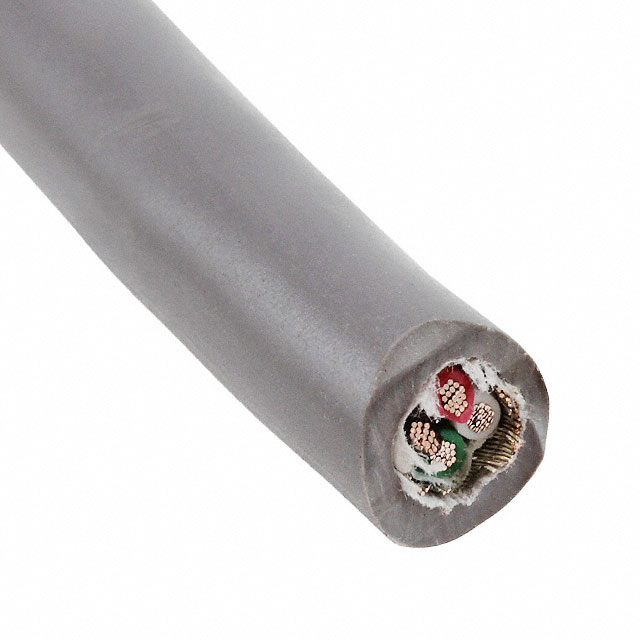 CABLE 4CON 16AWG SLATE SHLD 500'
