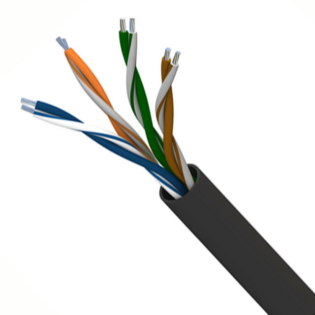 CABLE CAT5E 8CON 24AWG RED