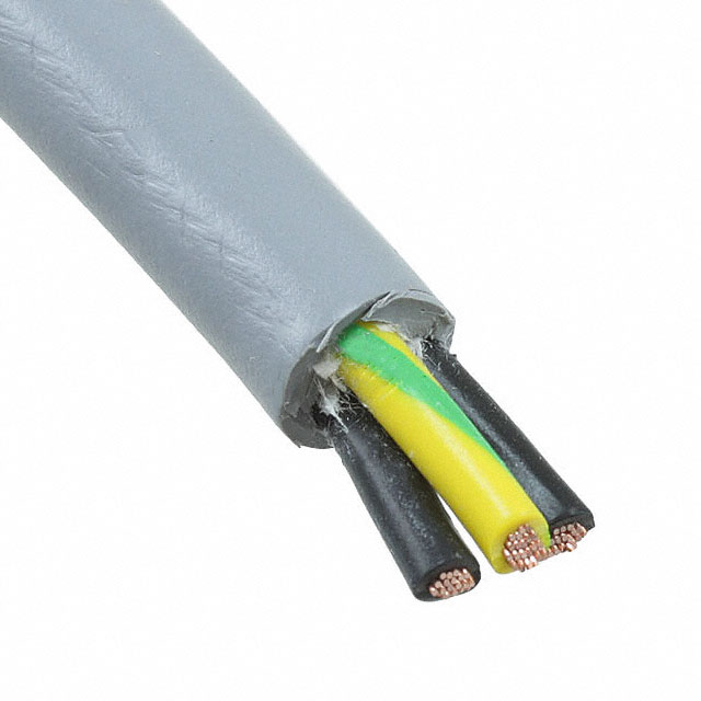 CABLE 3COND 20AWG SLATE 100'