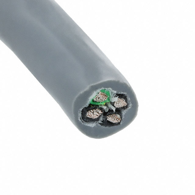 CABLE 4COND 12AWG SLATE 100'