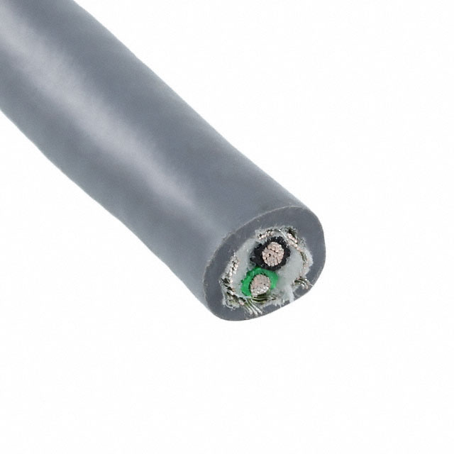 CABLE 2CON 24AWG SLATE SHLD