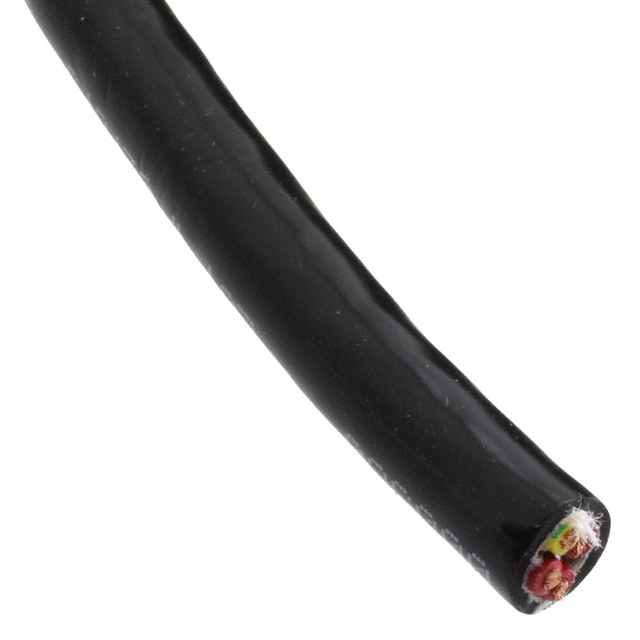 CABLE 4COND 18AWG BLK SHLD 100'