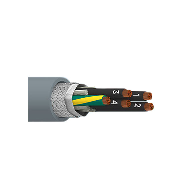 CABLE 5CON 16AWG SLATE SHLD FEET