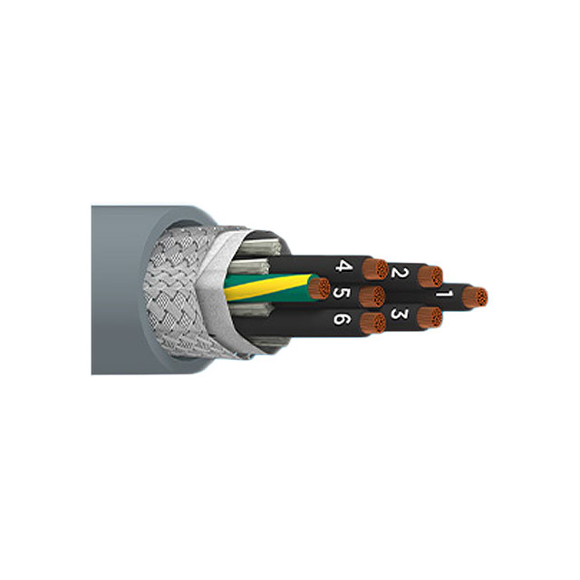 CABLE 7COND 18AWG SLATE FEET