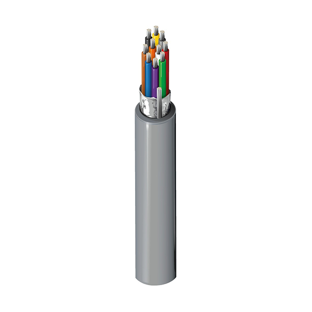 CABLE 10COND 24AWG CHRM SHD 100'
