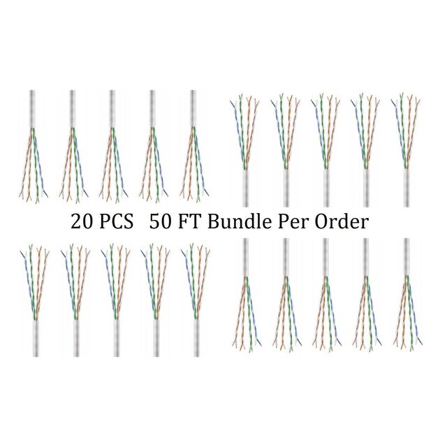 CAT6 SLIM 28G UTP CM STRD 50 FT