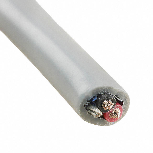 CABLE 2COND 14AWG GRAY SHLD 500'