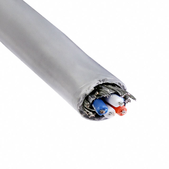 MULTI-PAIR 4COND 24AWG GRAY 100'