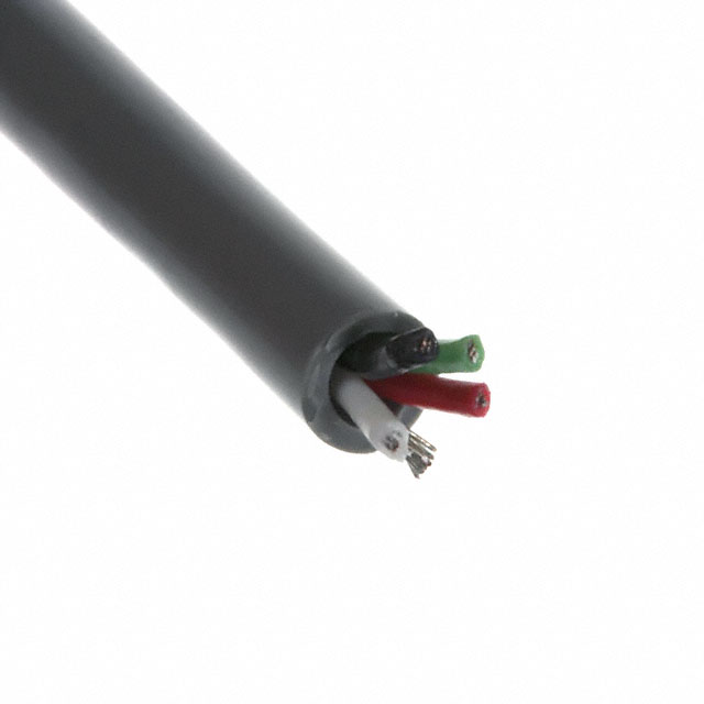 CABLE 4COND 24AWG GRAY SHLD