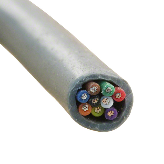 CABLE 9COND 24AWG GRAY 500'